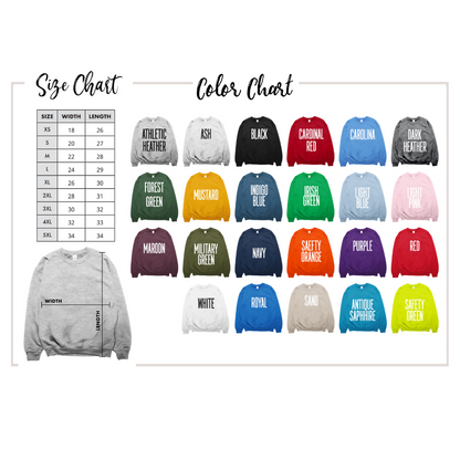 Custom Glitter and Embroidery Team Sweatshirts